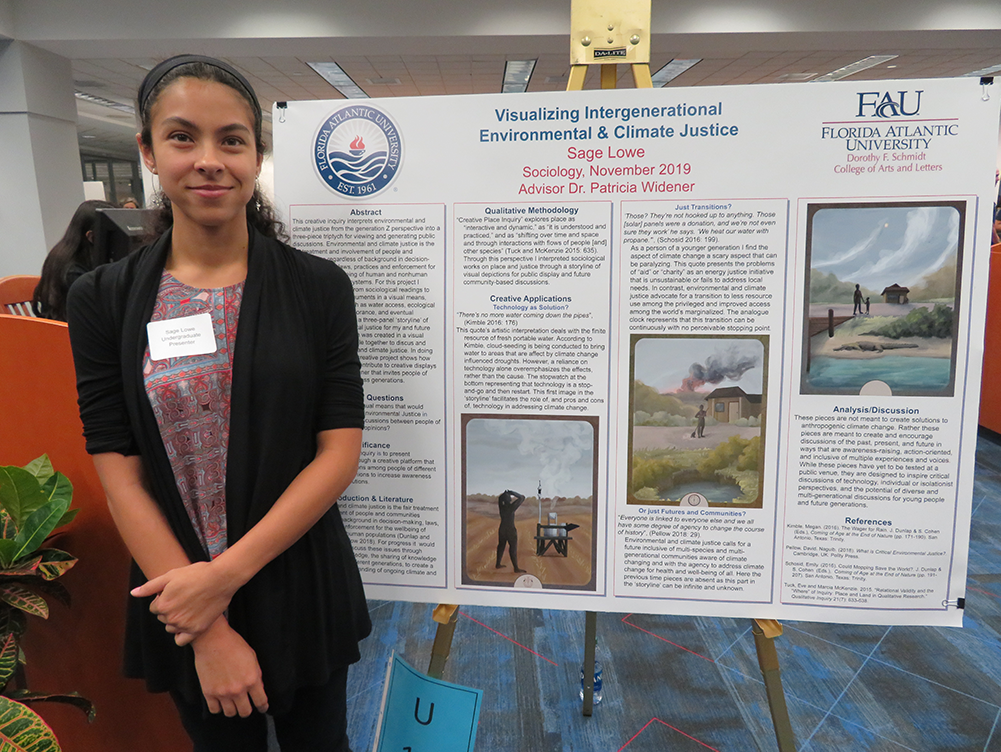 Sage Low's Presentation at the annual Broward Student Research Symposium