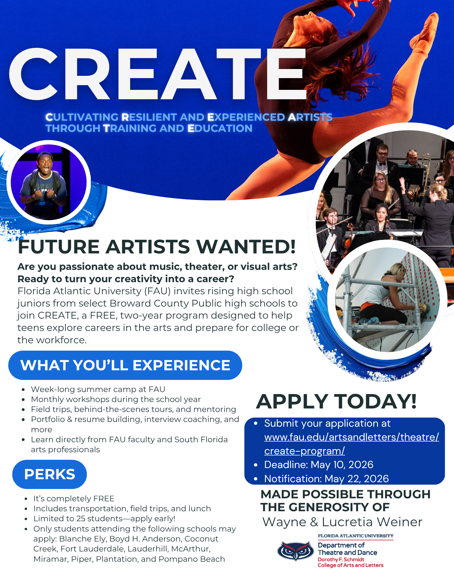 create program flyer