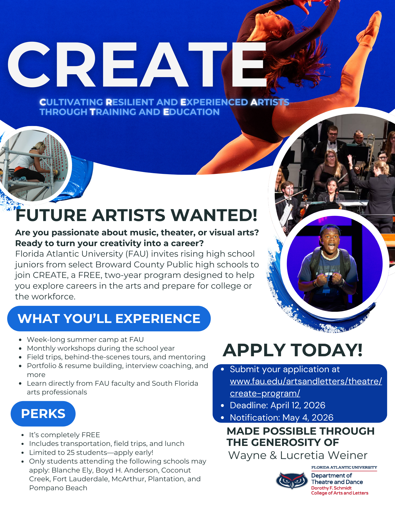 create program flyer