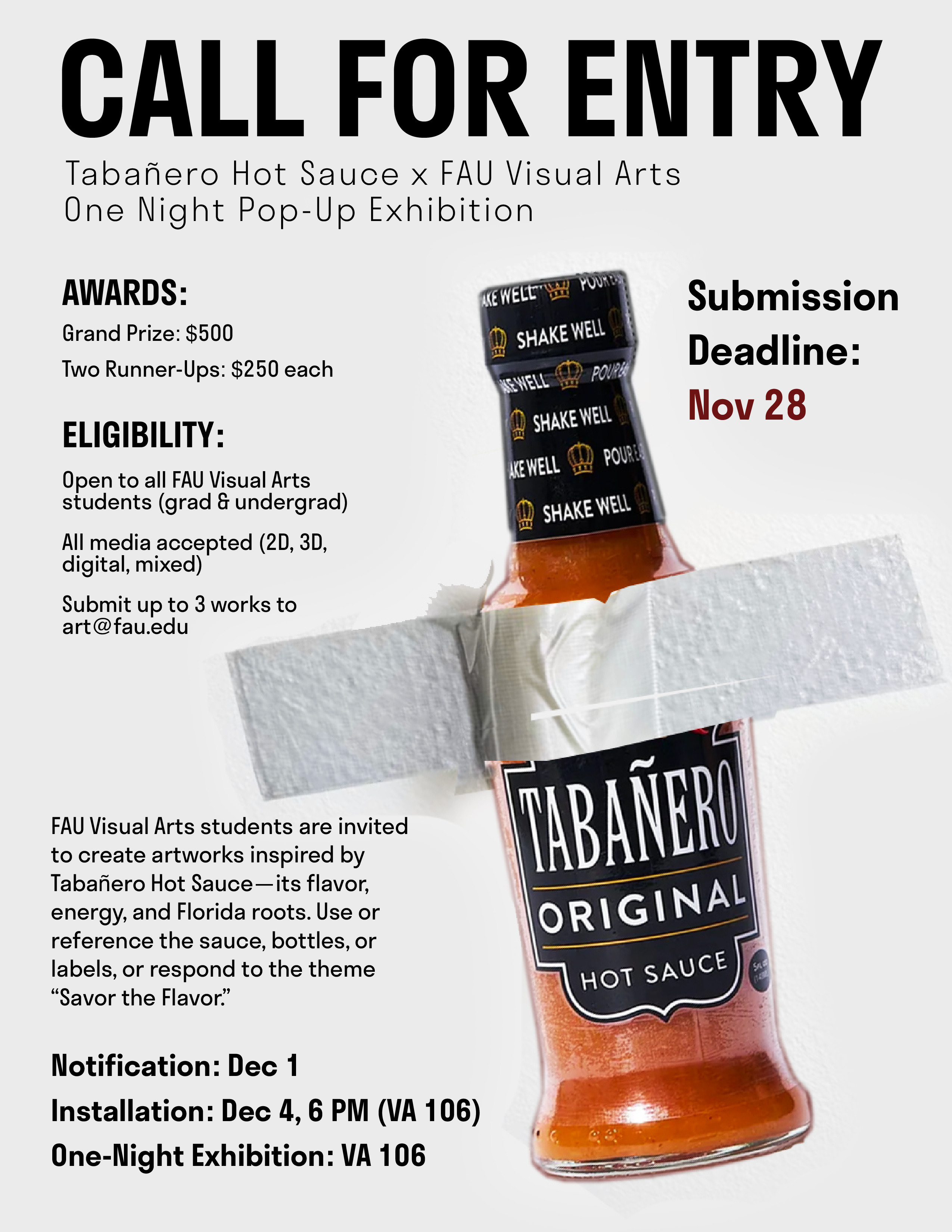 Call for Entry Hot Sauce