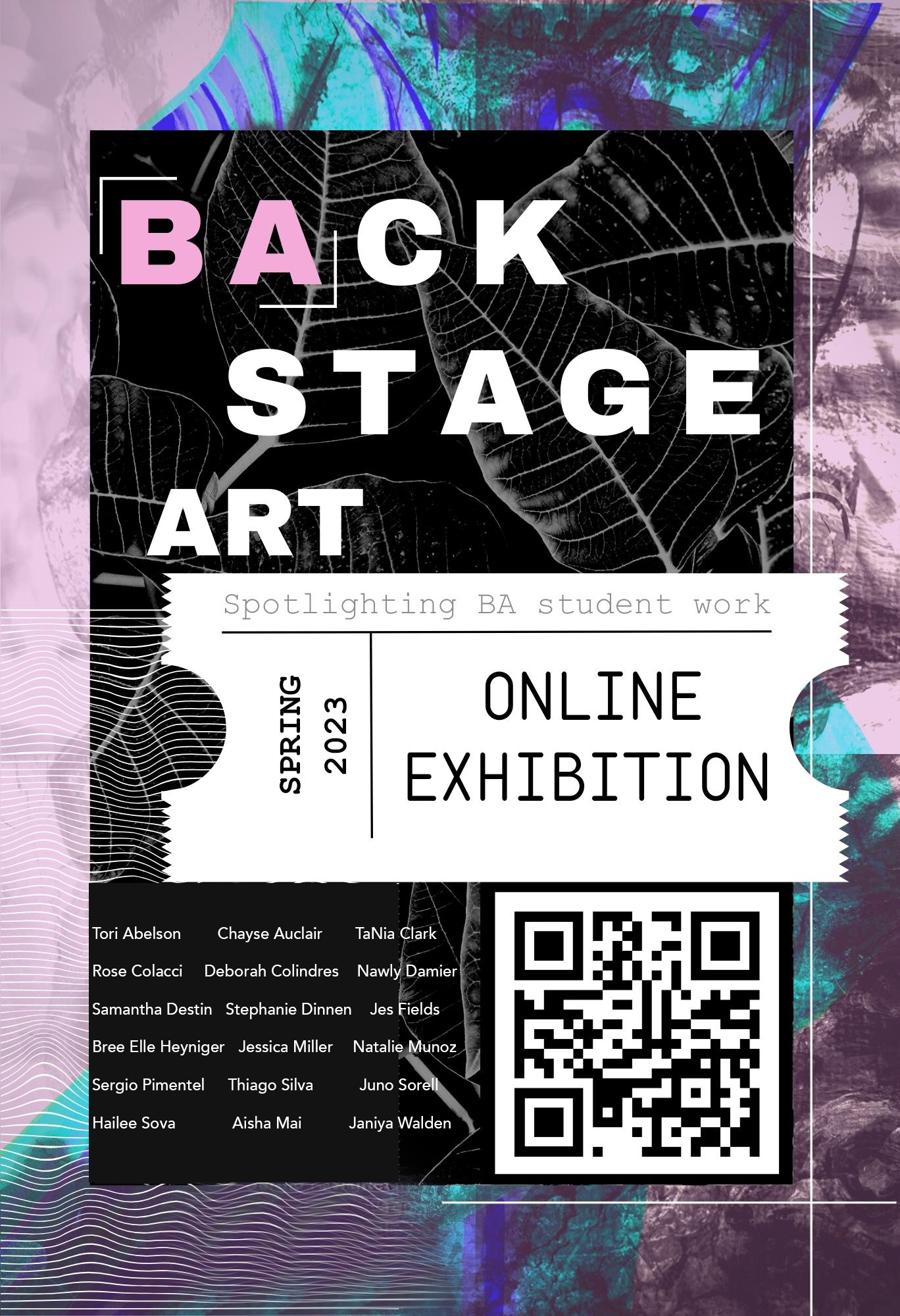 BA Student Exhibition Poster 