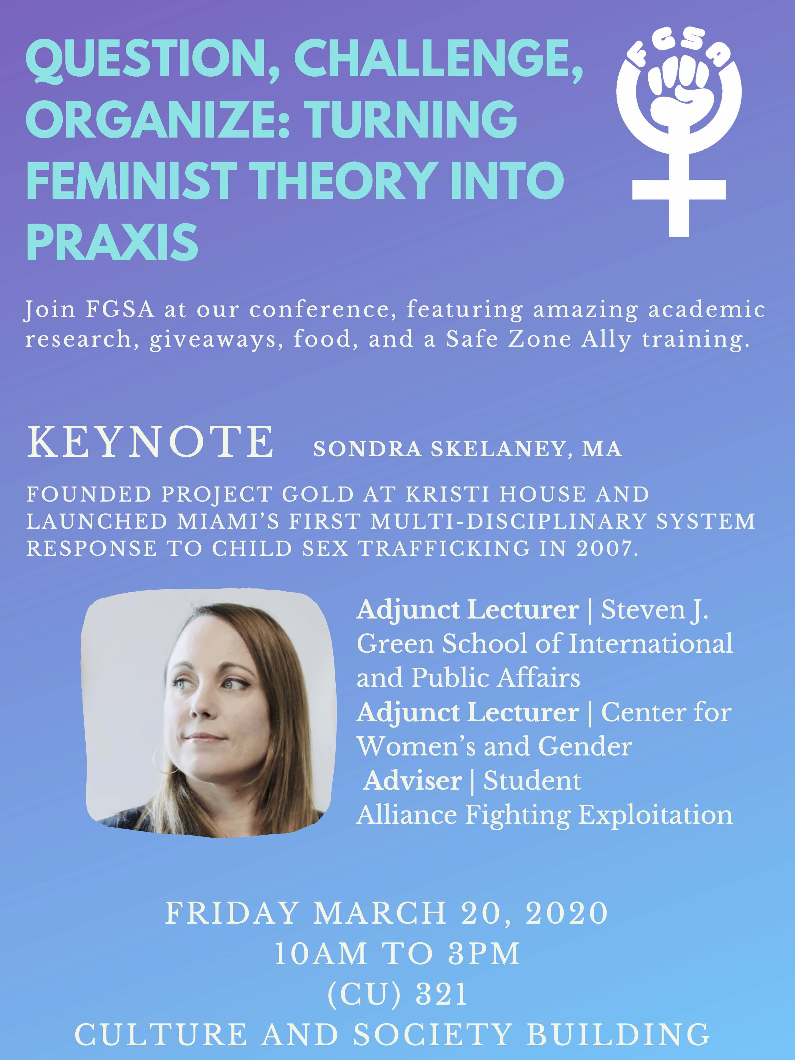 The Feminist Graduate Student Association 2020 Graduate Symposium 