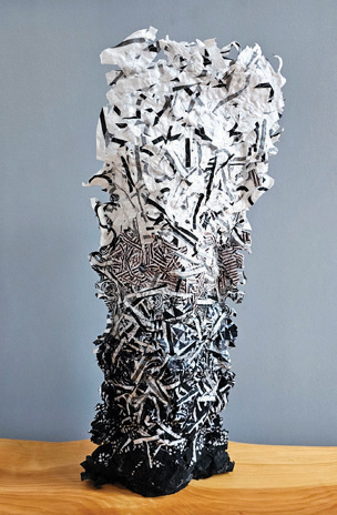 art by BARBARA MURAK: 3D art in grayscale