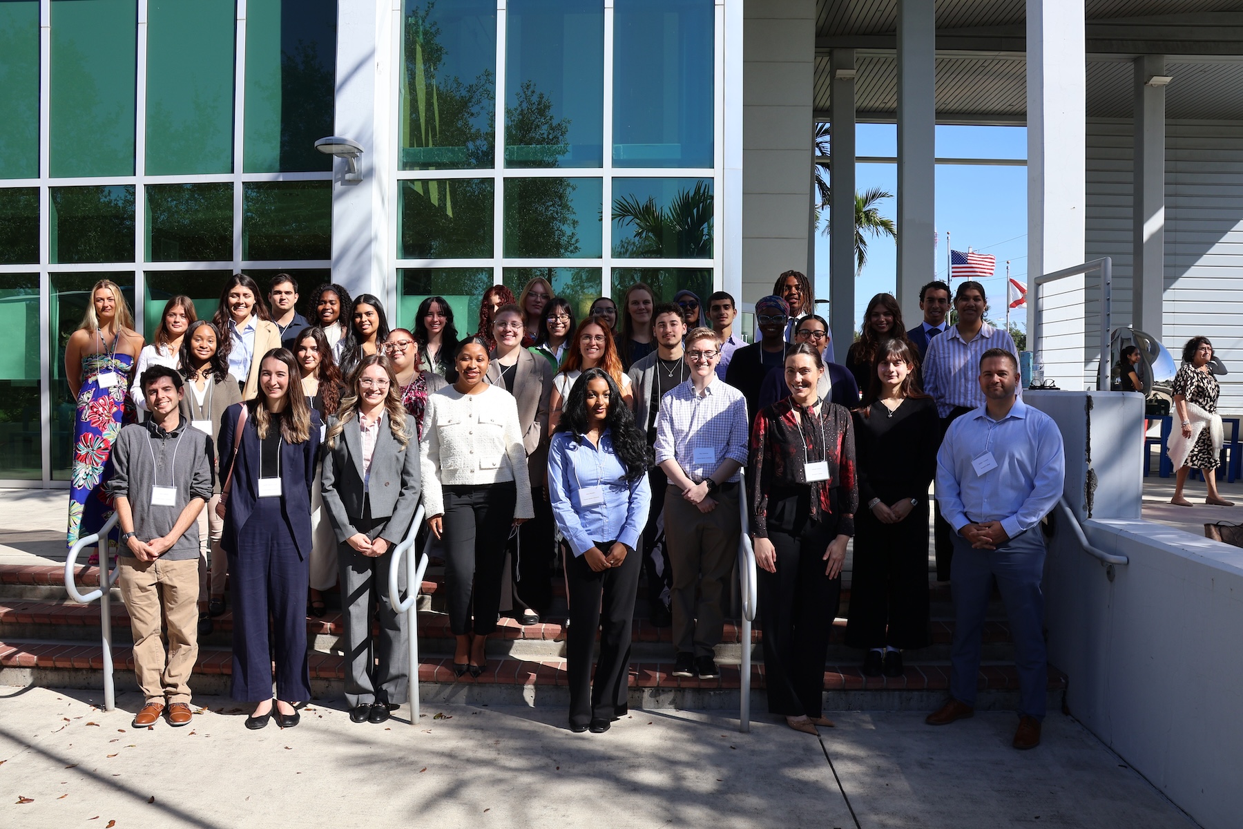 group photo of research students