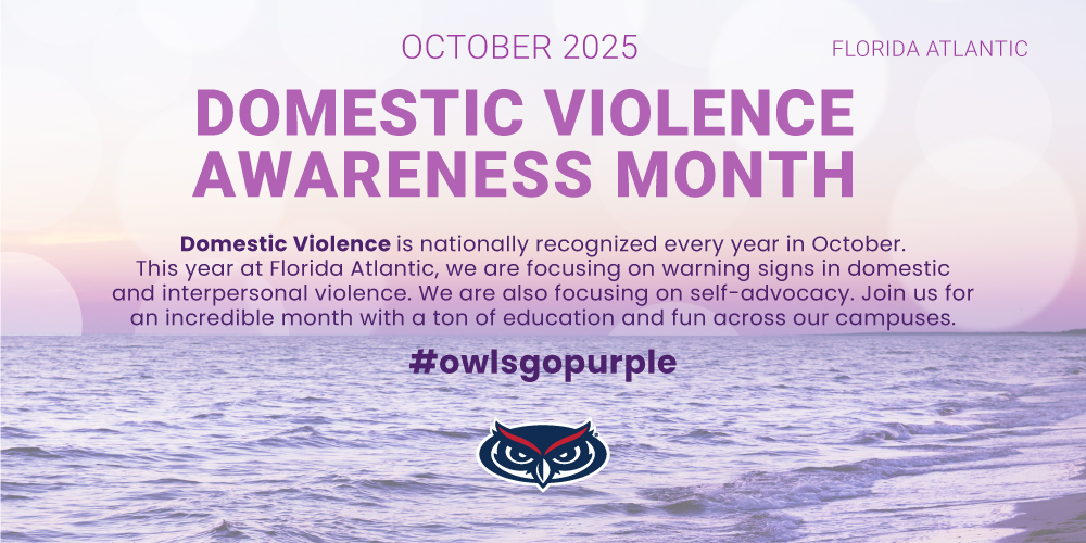 October is Domestic Violence Awareness Month