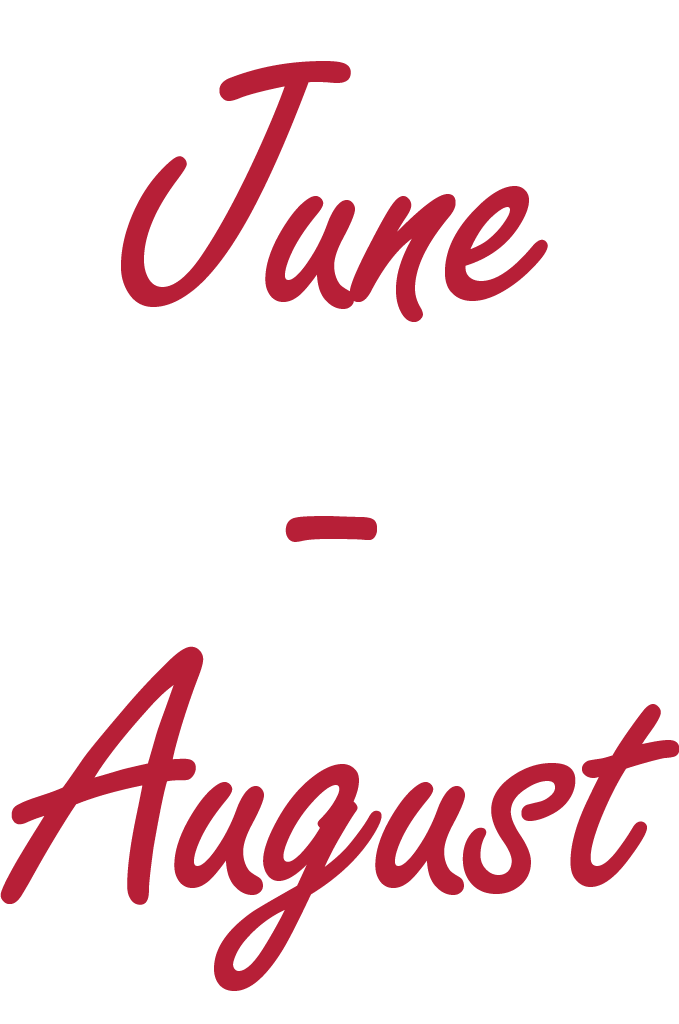 June - August