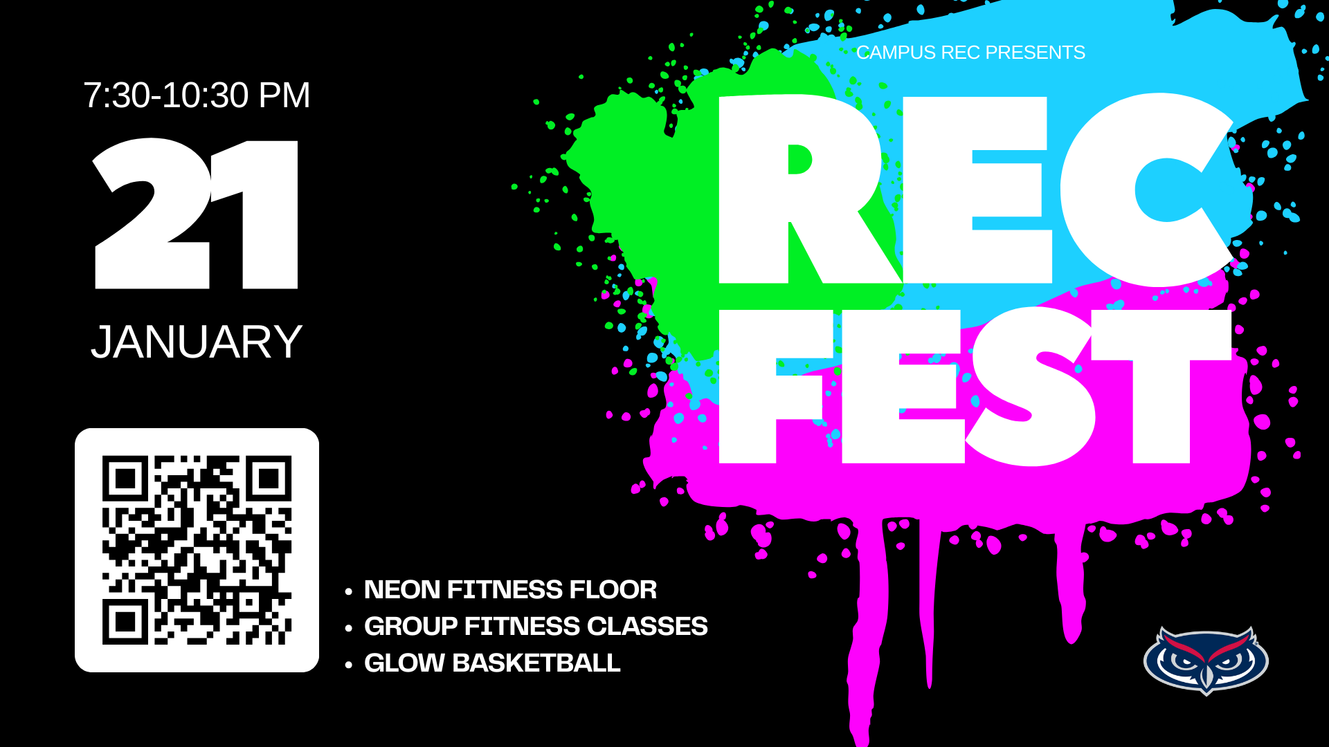 campus recfest graphic
