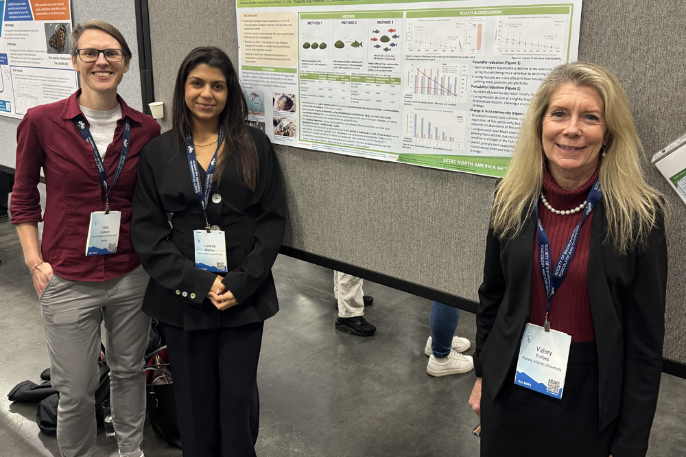 Advancing Ecological Risk Assessment: Researchers and Student Scientists Represent College at SETAC Thanks to WLW-ECOS Support 
