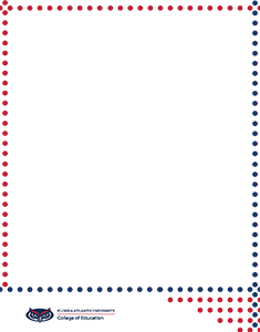 Dotted Border Flyer Template