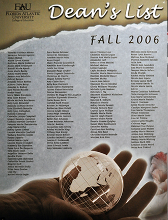 Fall 2006 Dean's List