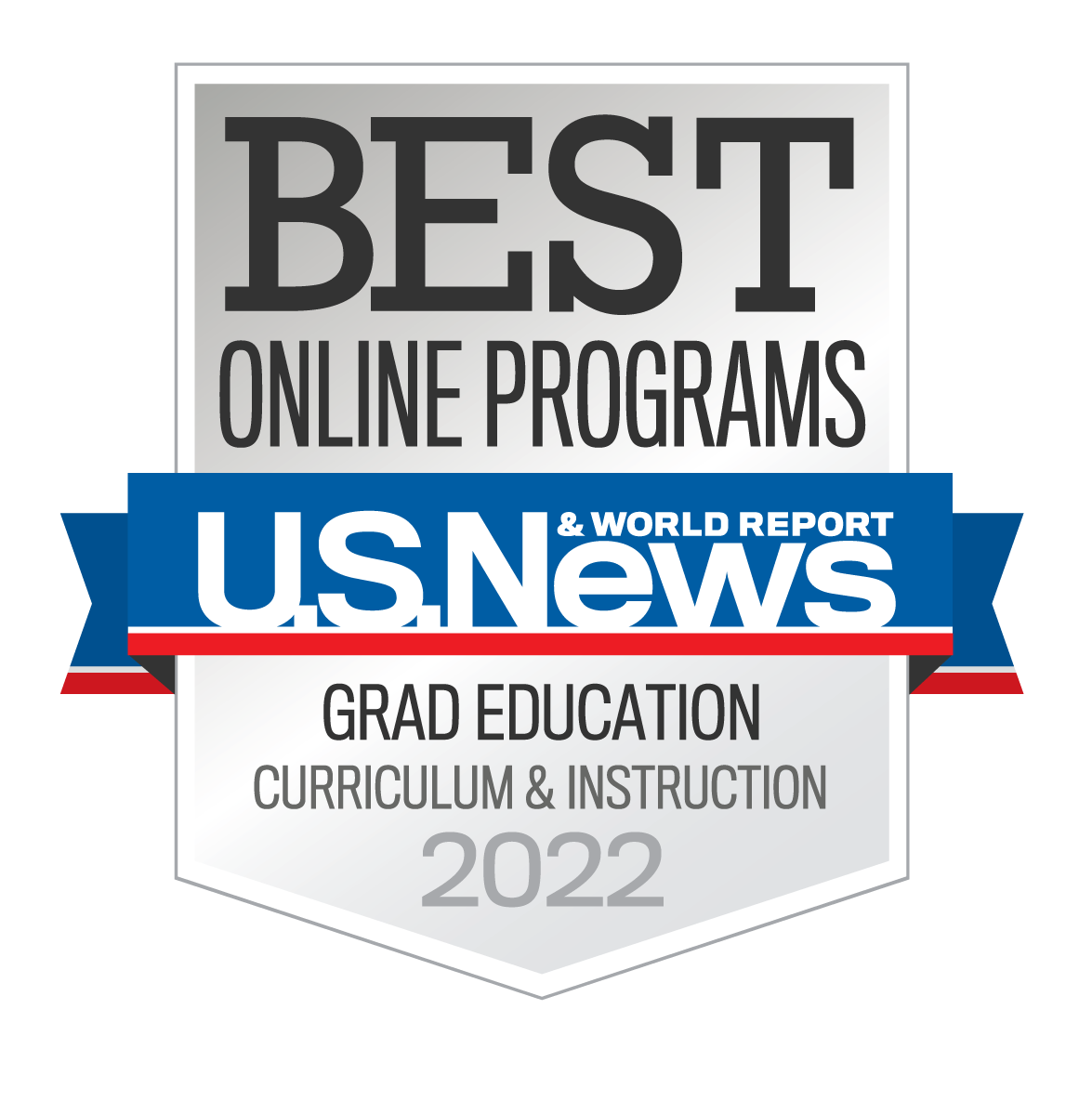 U.S. News Best Online Programs - Grad Education -Curriculum and Instruction 2022
