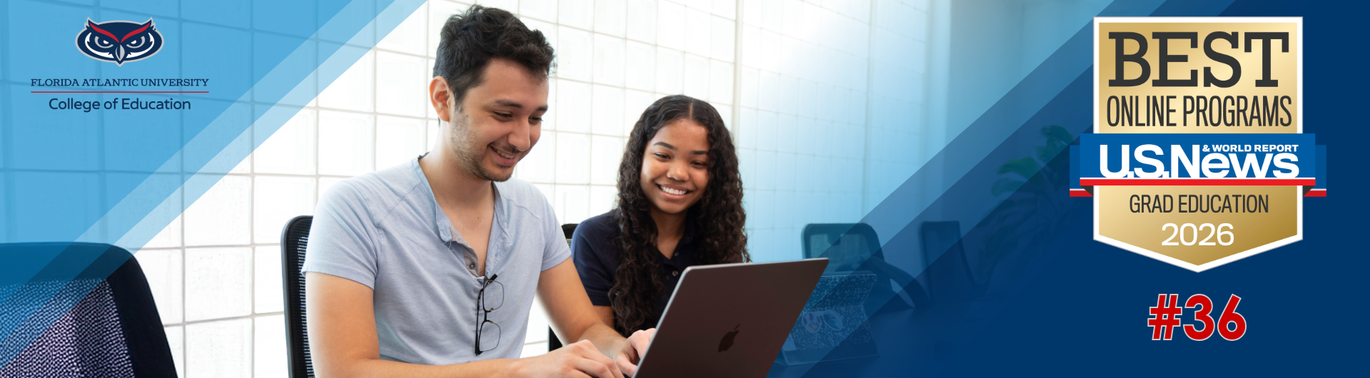 #36 Best Online Programs U.S. News and World Report Grad Education 2026