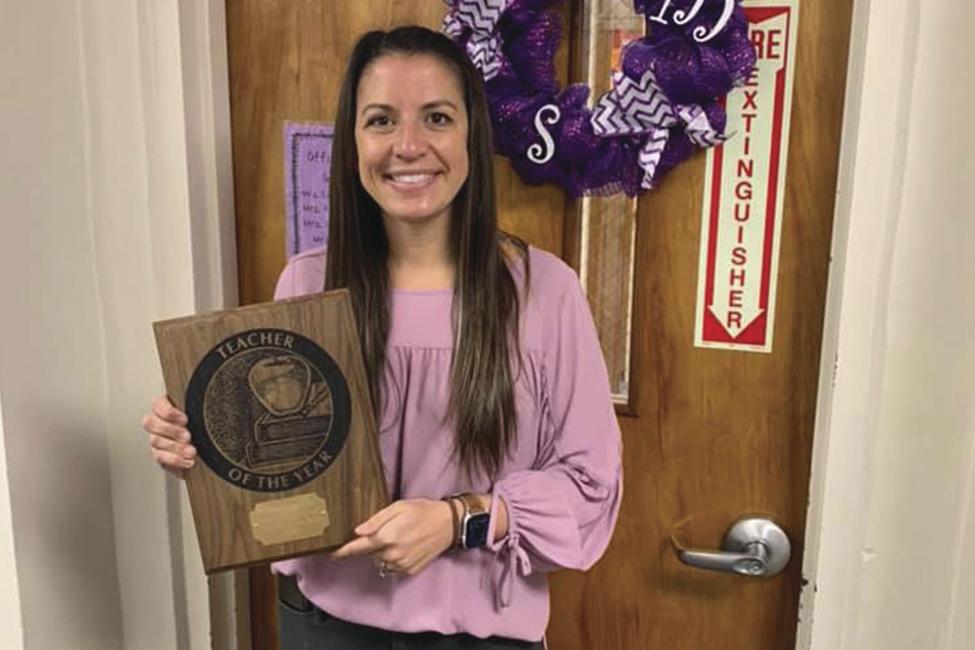 Kellyann Campbell earned Okeechobee District Teacher of the Year 