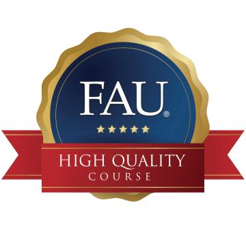 High quality course badge