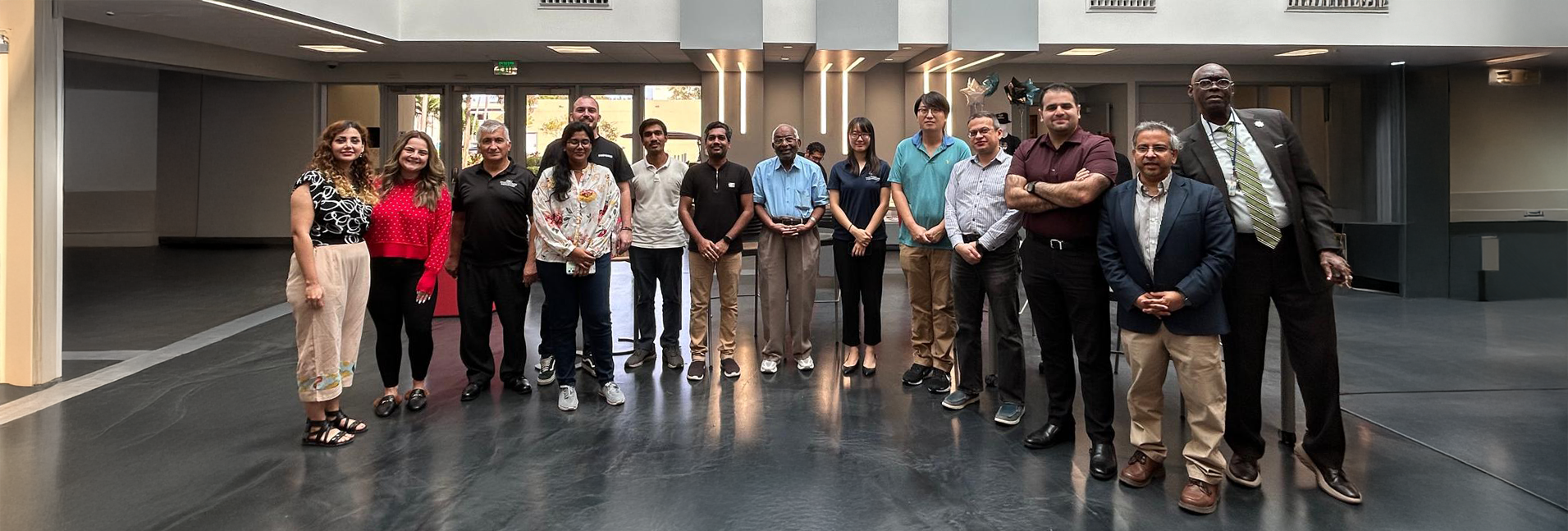 Image of CEGE faculty and students.