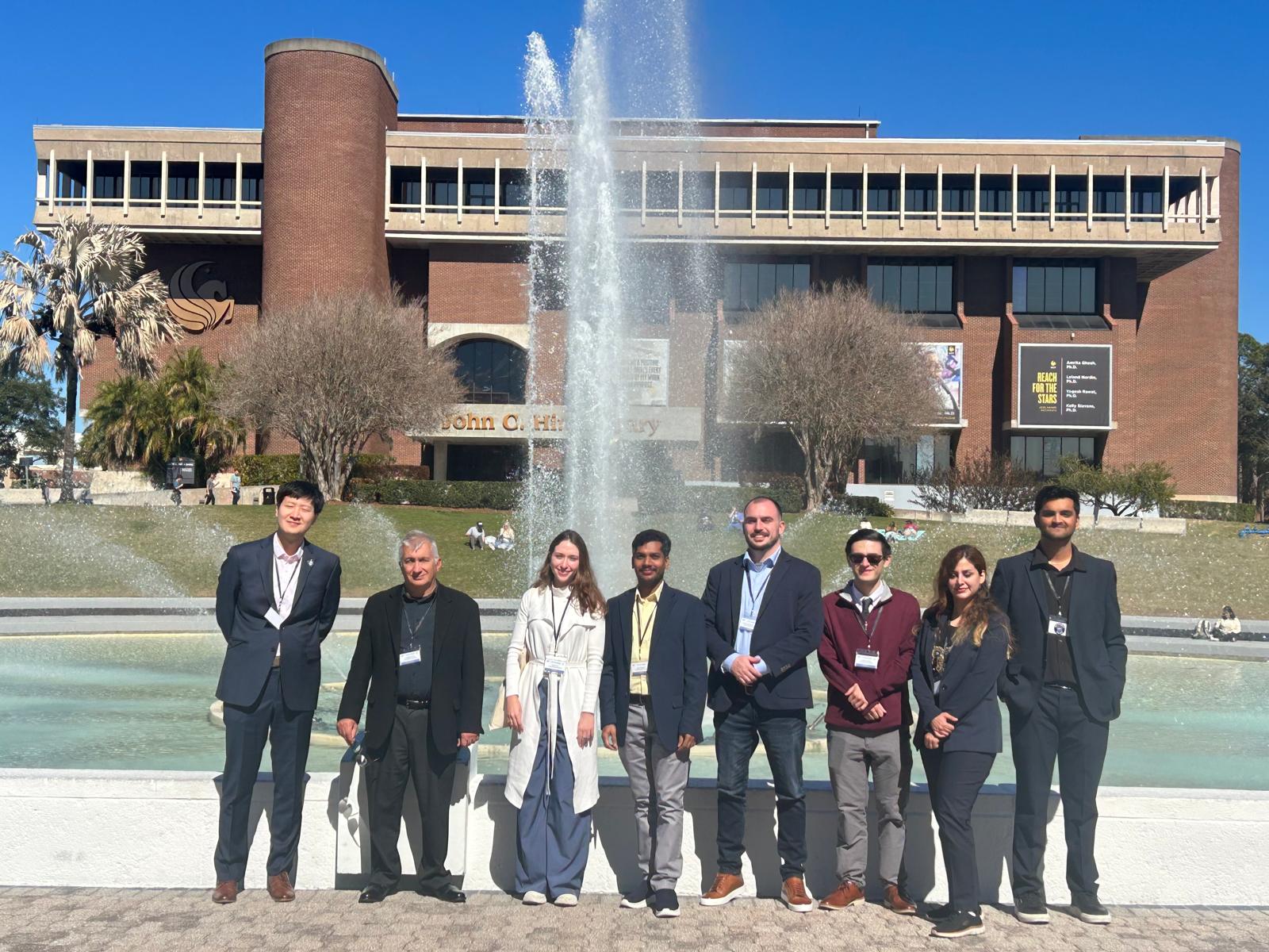 FAU students and faculty on UCF campus.