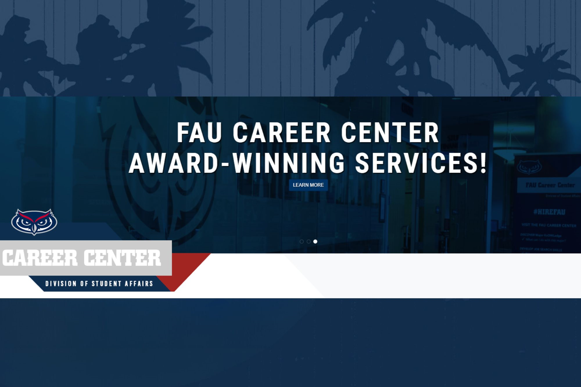 logo of career center at FAU