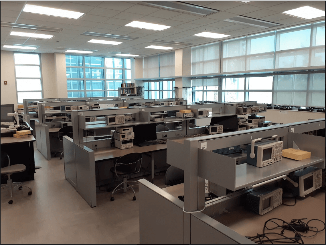 Florida Atlantic CEEECS Electronics Lab, EE 210