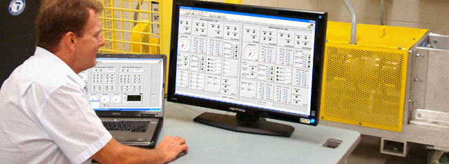 Engineer working on FAU SNMREC dynamometer