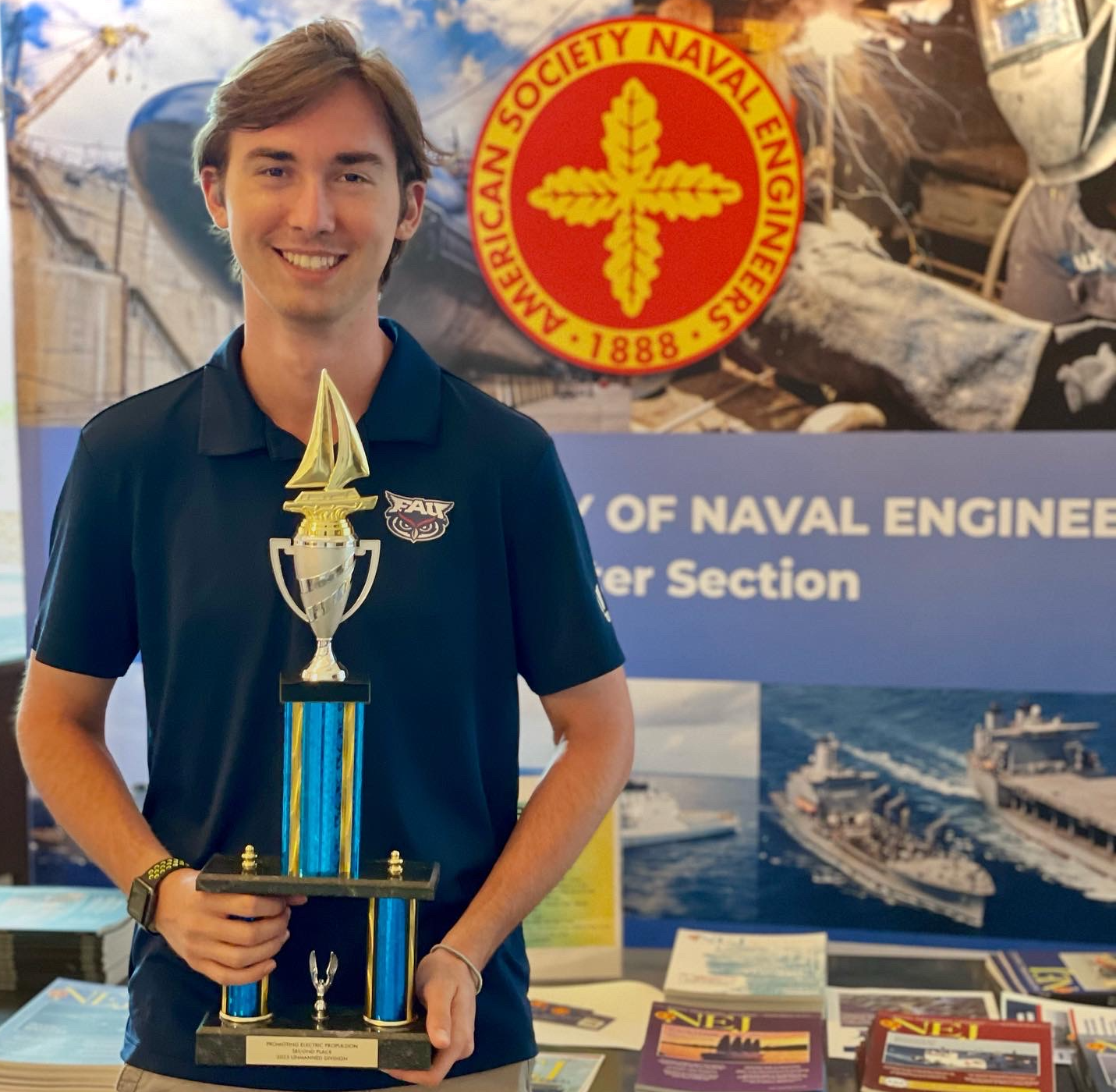 FAU Ocean Engineering students come second place in a national Unmanned Surface Vehicle competition!