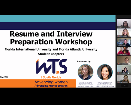 WTS FAU Student Chapter Career Workshop