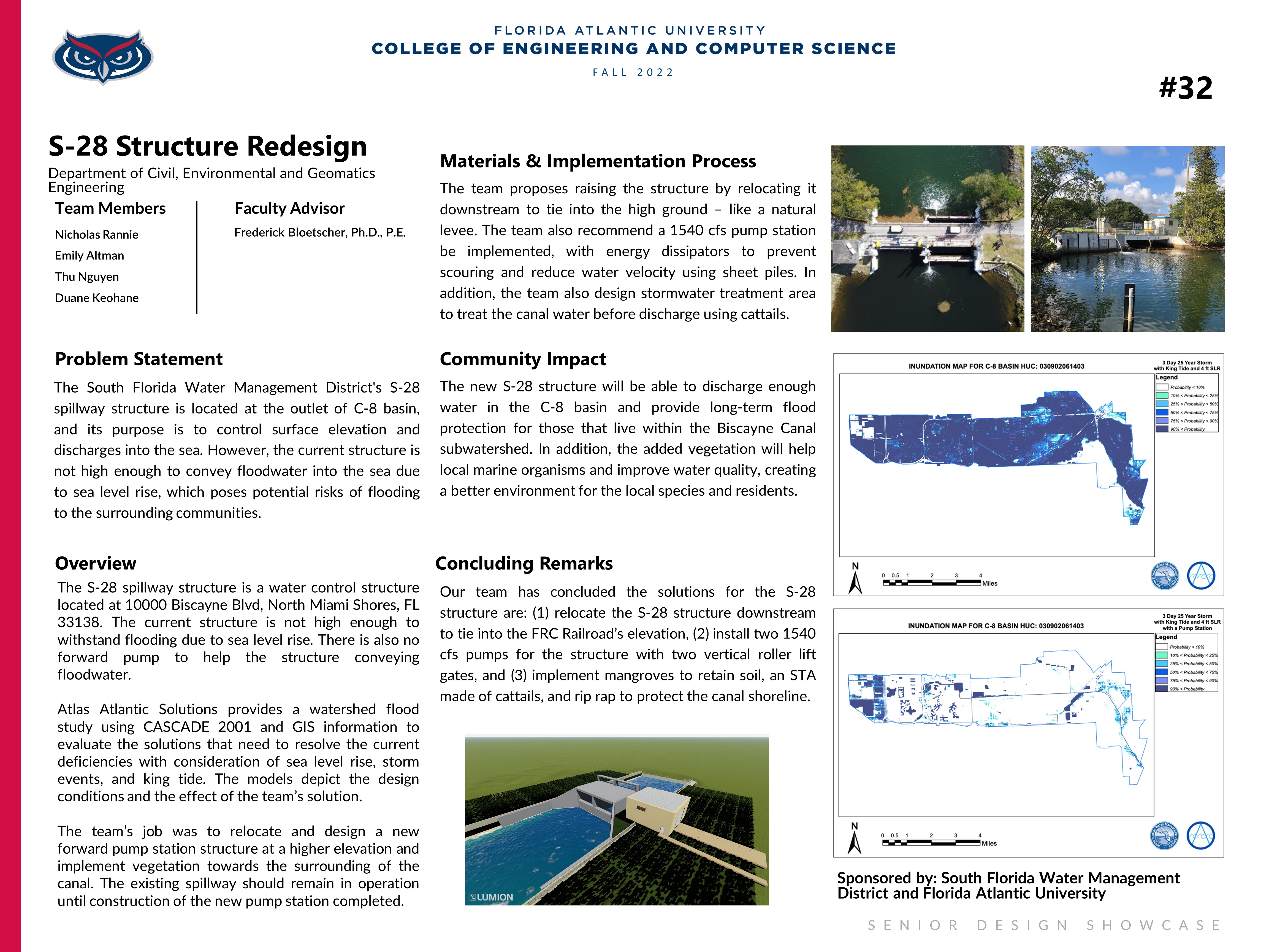 S-28 Spillway Redesign (Team: Atlas Atlantic Solutions)