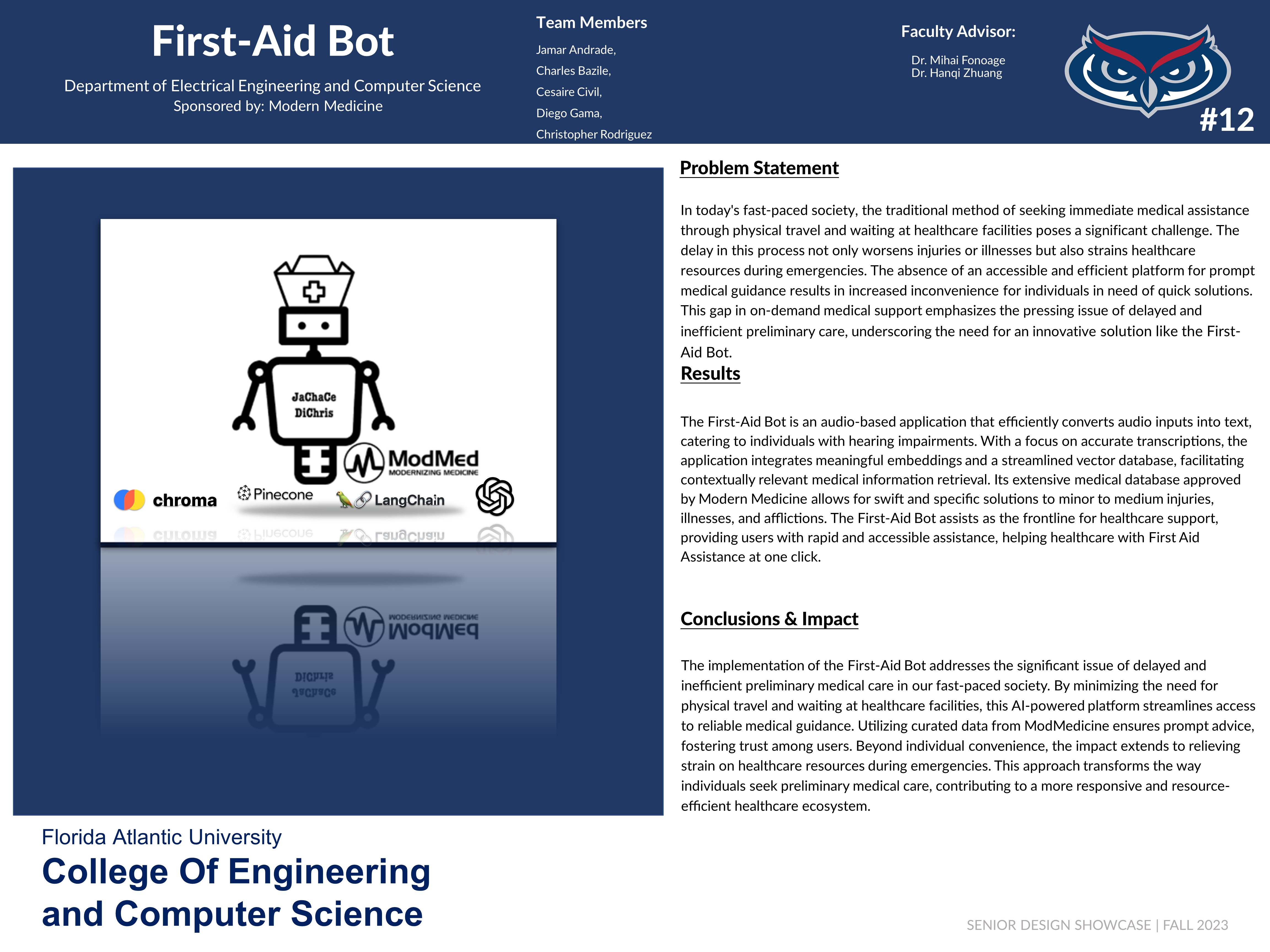 first aid bot poster