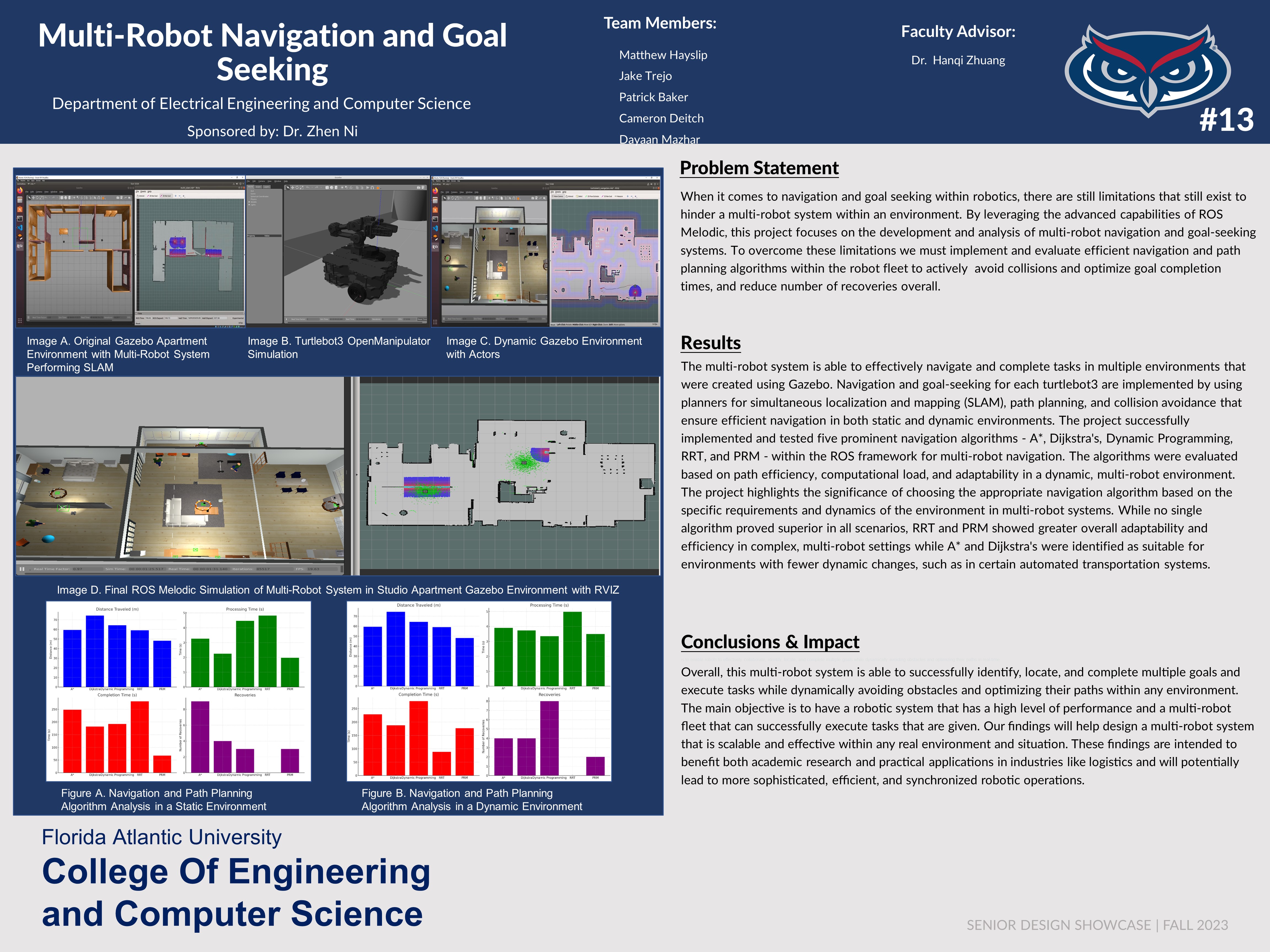 multi robot navigation and goal seeking poster