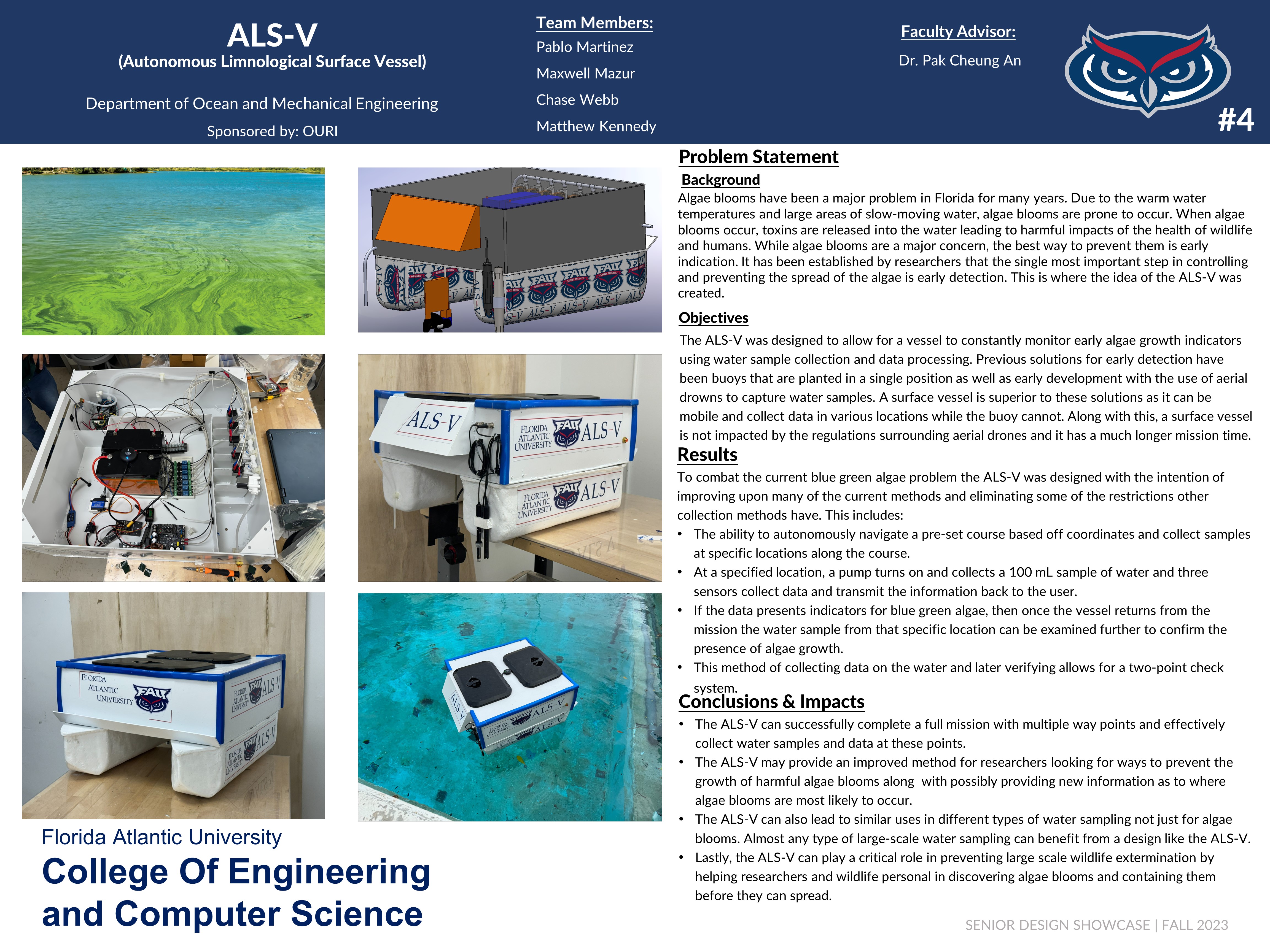 ALS-V (Autonomous Limnological Surface Vessel)
