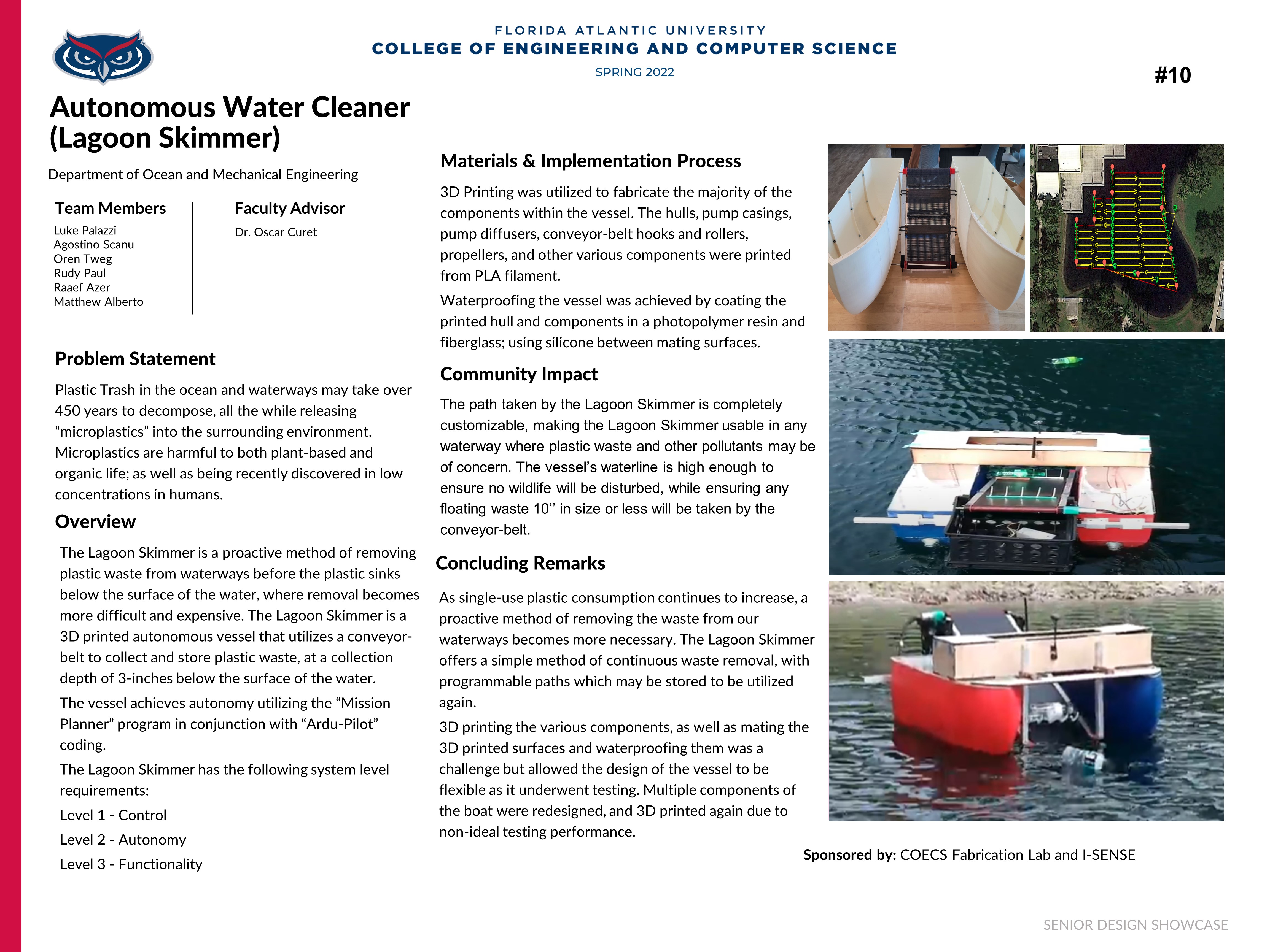 Autonomous Water Cleaner