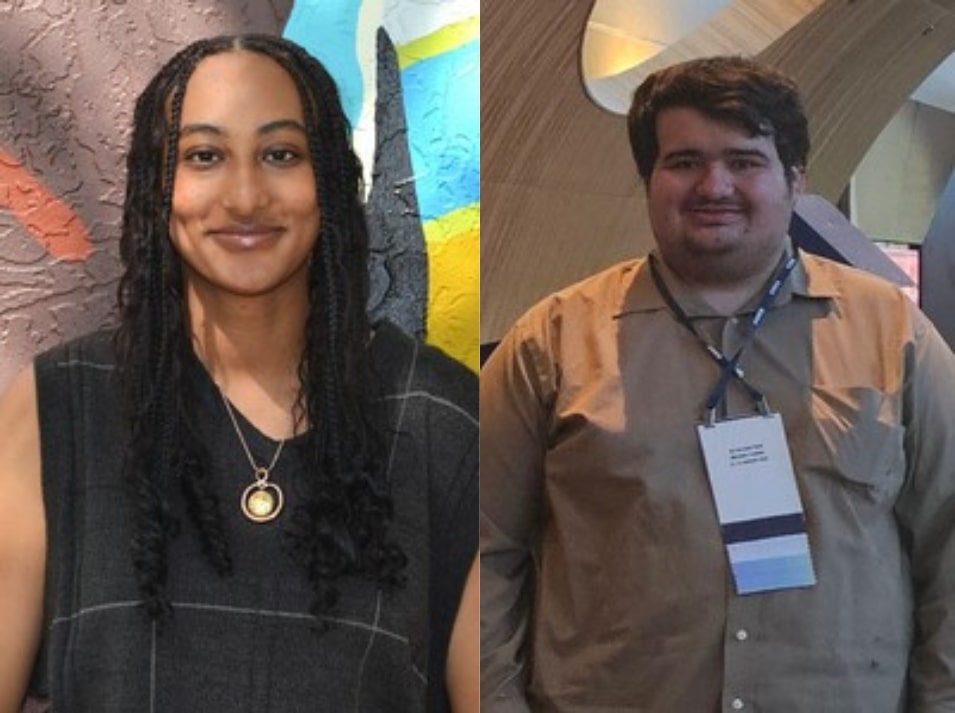  Barry Goldwater Scholarship and Excellence in Education Foundation Winners, Aiden Geleta (left) and Vincent Stafford (right)