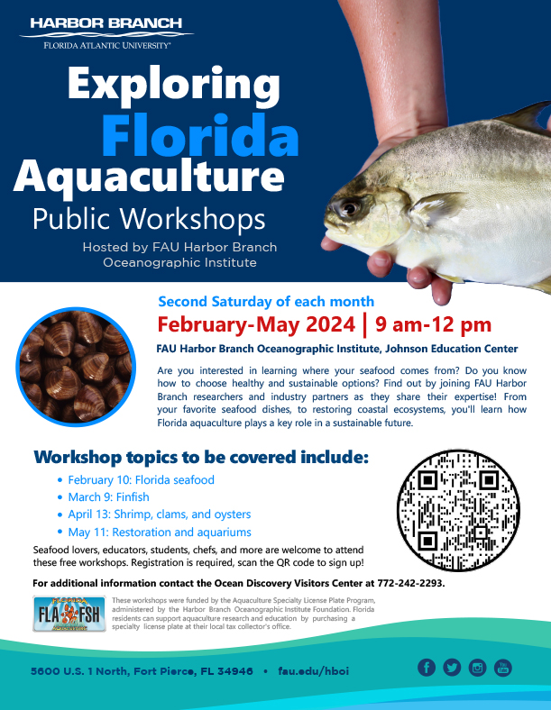 aquaculture workshops flyer