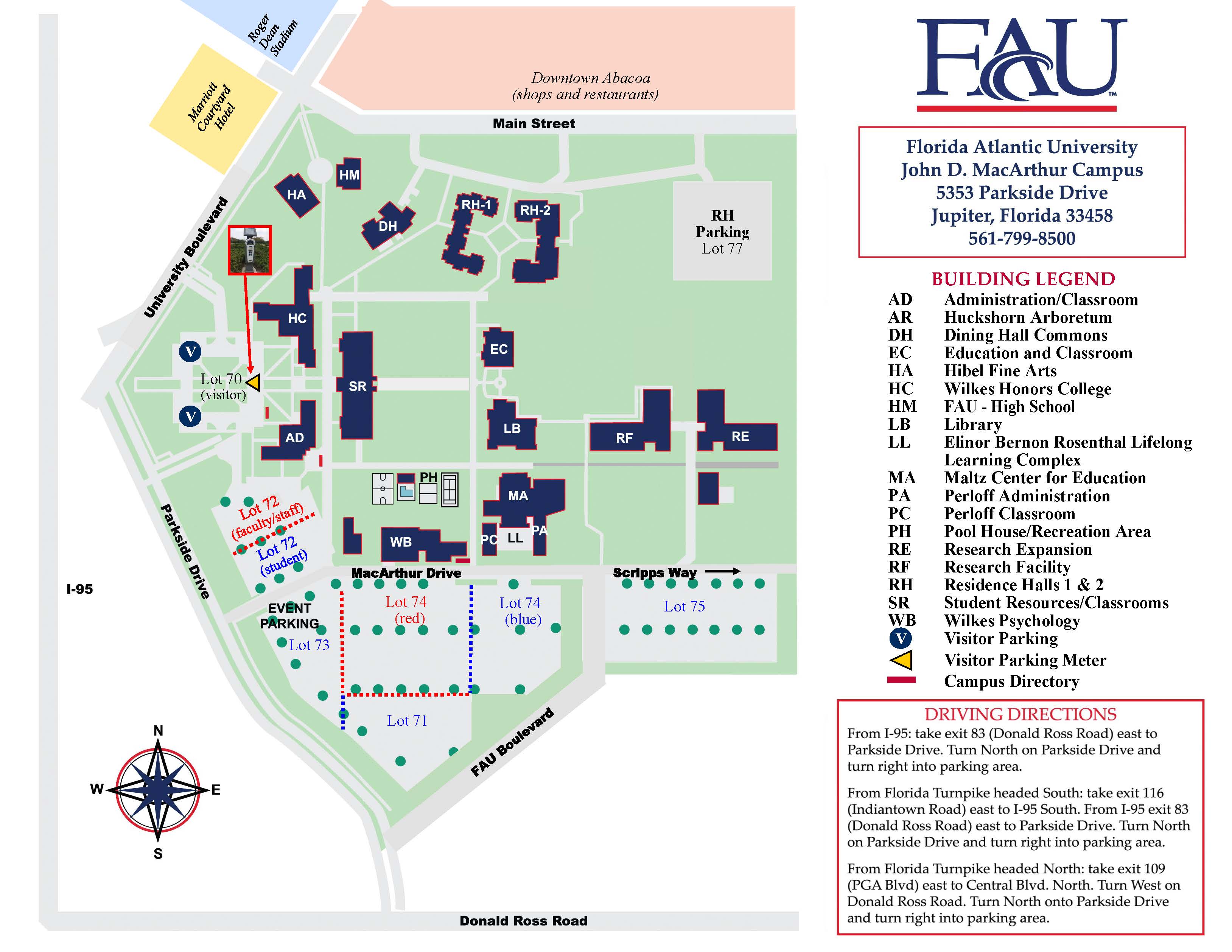 Jupiter Campus Map