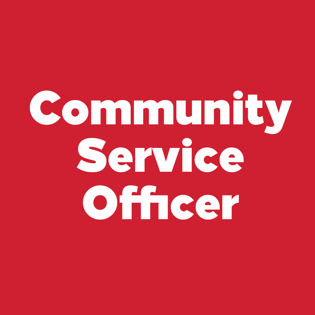 Community Service Officer Button Image