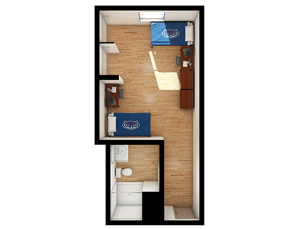 Suite with 2 double rooms