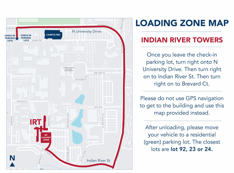 housing loading maps for Indian River Towers