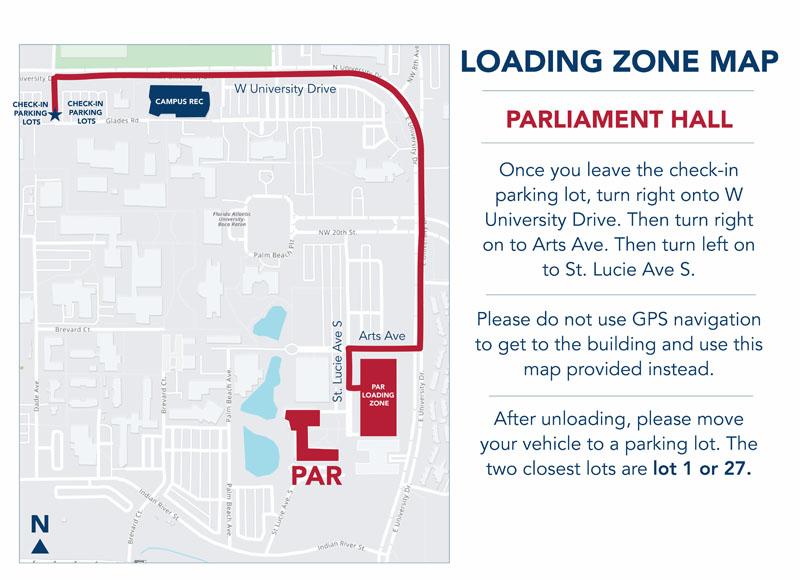 housing loading maps for Parliament Hall