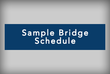Sample Bridge Schedule