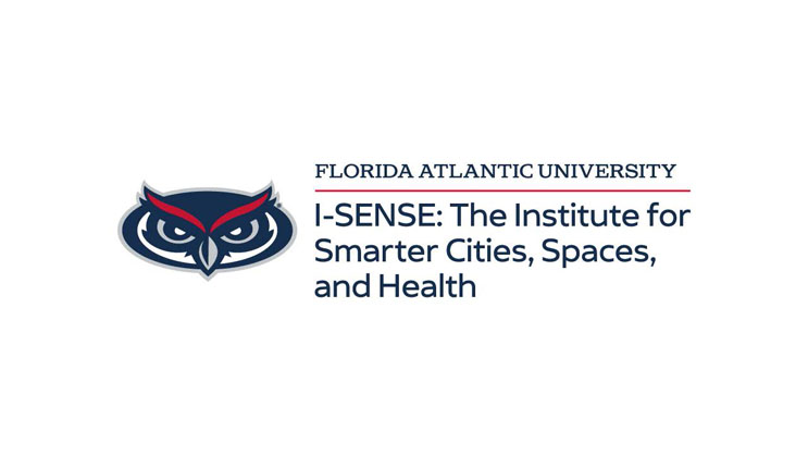 Slide 2: Title slide featuring the Florida Atlantic University I-SENSE institute logo.