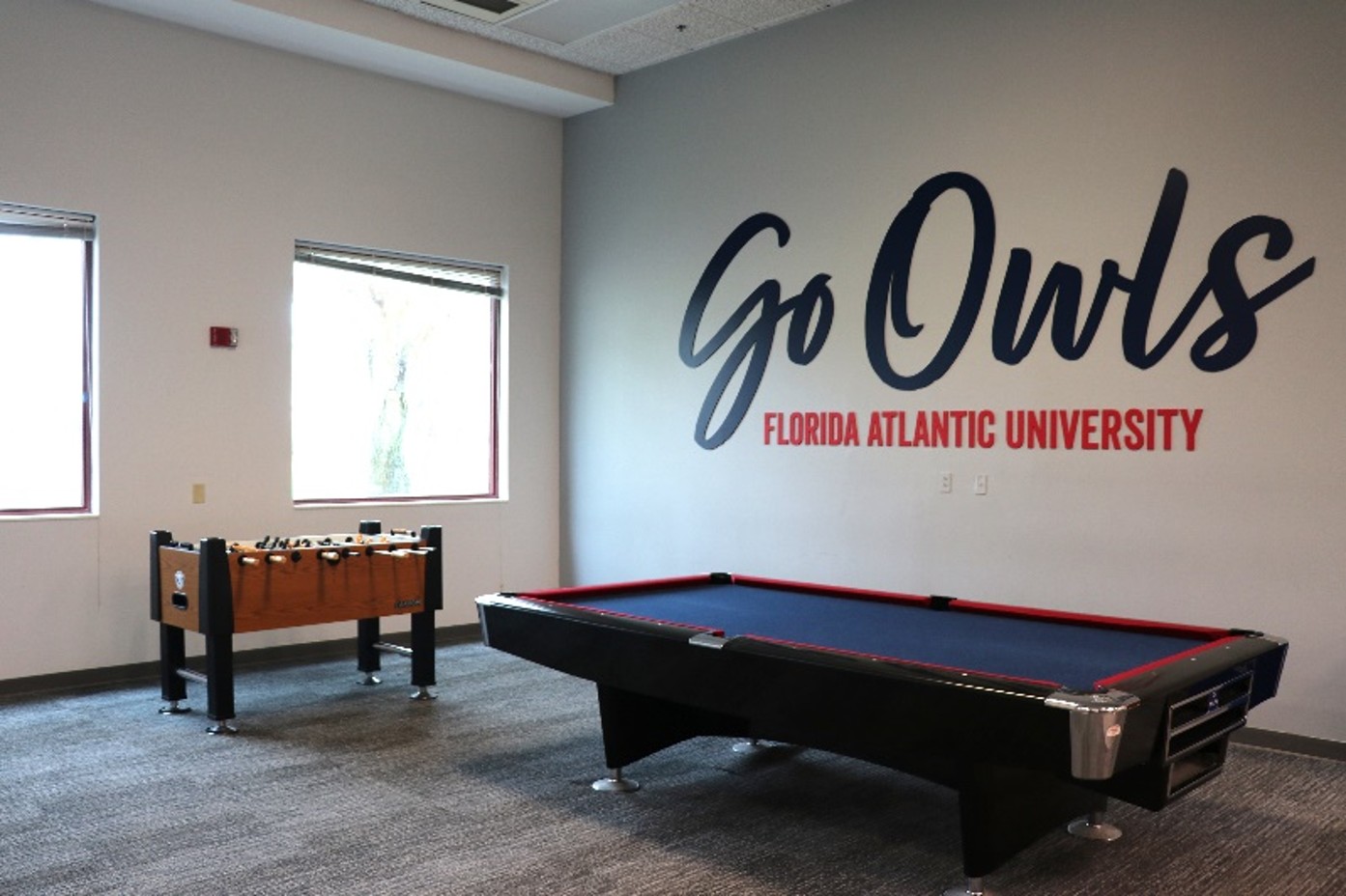 foosball and pool table