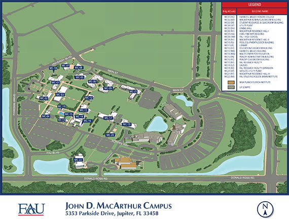 map of Jupiter campus