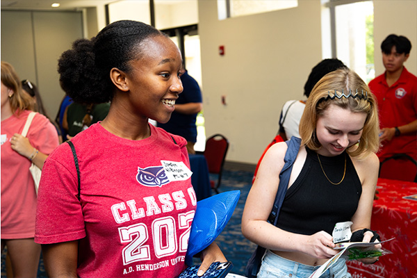 Students having fun doing various activities at Florida Atlantic