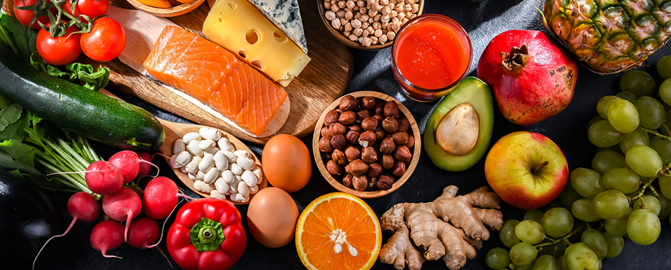 Fruits and vegetables