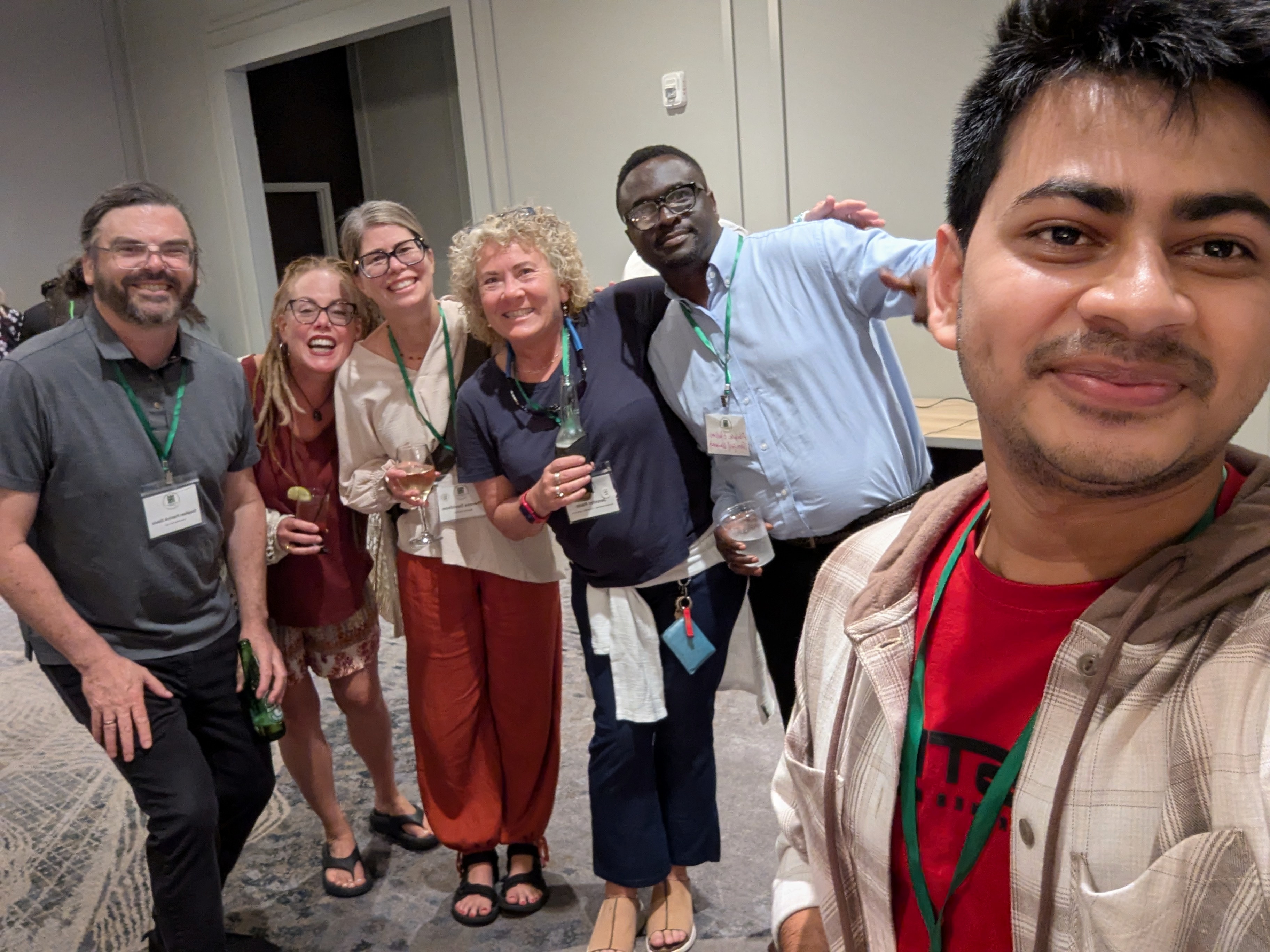 Naim with peers at the MSSA 2025 Annual Conference in North Augusta, South Carolina.