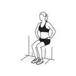 Wall sit exercise moves