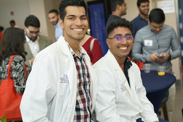 Students at the FAU Schmidt College of Medicine
