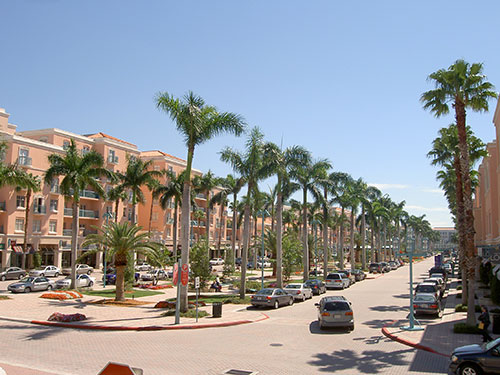 Mizner Park in downtown Boca Raton, FL
