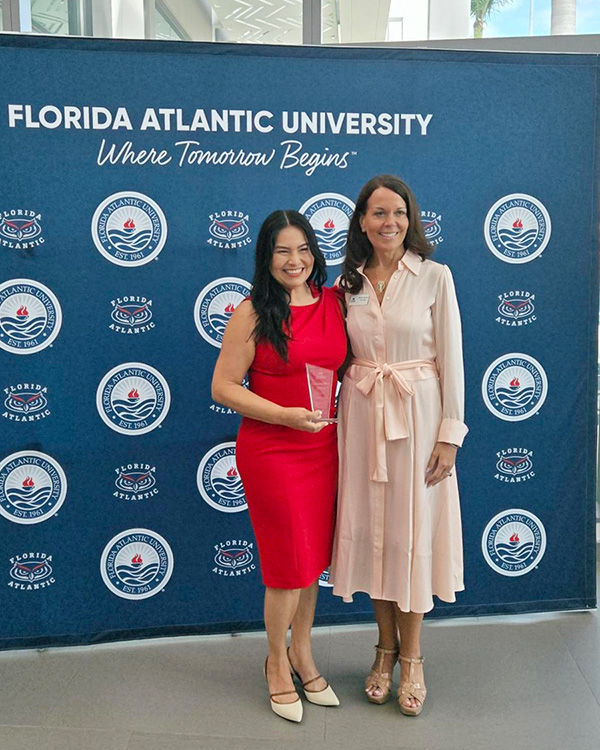 Maria Mejia and Jillian Hasner