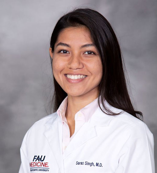 Headshot of Saras Singh, M.D.