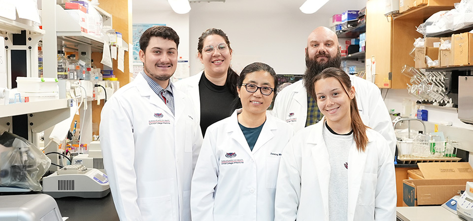 Wei Lab members, including Dr. Jianning Wei